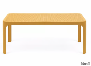 NET TABLE 100 - Rectangular polypropylene coffee table _ Nardi