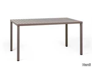 CUBE 140x80 - Stackable rectangular DurelTOP table _ Nardi