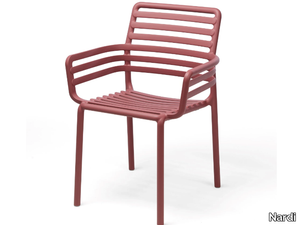 DOGA ARMCHAIR - Stackable polypropylene chair with armrests _ Nardi