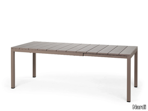 RIO 140 - Extending rectangular DurelTOP garden table _ Nardi