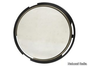 ORFEO - Round framed mirror _ Natuzzi Italia