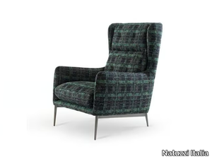 AFTEREIGHT - Fabric armchair with armrests _ Natuzzi Italia