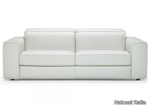 BRIO - Recliner leather sofa with electric motion _ Natuzzi Italia