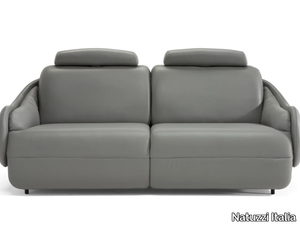 CALILLA - Recliner 2 seater leather sofa with headrest _ Natuzzi Italia