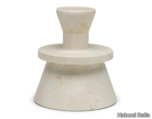 DANDY - Trani stone decorative object / candle holder _ Natuzzi Italia