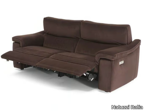 ROCK - Fabric sofa with electric motion with footstool _ Natuzzi Italia