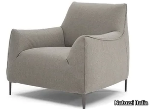 DOLLY - Fabric armchair with armrests _ Natuzzi Italia