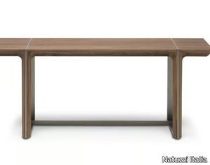 KENDO - Rectangular solid wood console table _ Natuzzi Italia