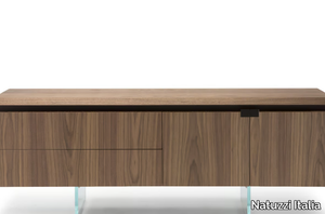 PHANTOM - MDF sideboard with doors with drawers _ Natuzzi Italia