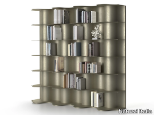 TIDE - Modular steel bookcase _ Natuzzi Italia