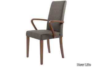 ANNA SB01A - Fabric chair with armrests _ New Life