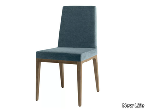 ARISA SE01 - Upholstered fabric chair with lacquered base _ New Life