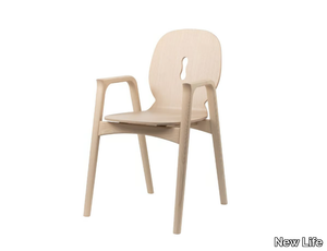 OTTAVIA PO02 - Ash chair with armrests _ New Life