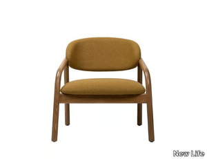 ÈLIA PL01 - Ash and fabric armchair with armrests _ New Life