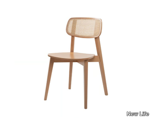 HELLEN OVAL ONE SE01C - Wooden chair open back _ New Life