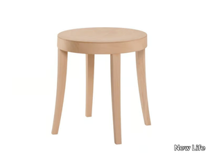 BACCO SG01B - Low beech stool _ New Life