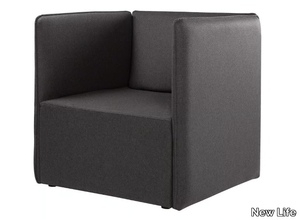 AND PLQ01 - Fabric armchair with armrests _ New Life