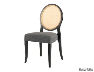 A-ROUND SE02 - Medallion upholstered fabric chair _ New Life