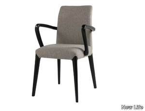 INES SB01B - Fabric chair with armrests _ New Life