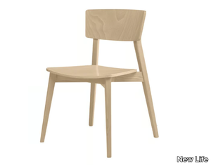 HELLEN SE01 - Stackable beech chair open back _ New Life