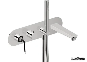 O'RAMA - Single handle shower mixer with hand shower and diverter _ newform