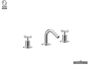 BLINK 70835 - Countertop bidet tap with individual rosettes _ newform