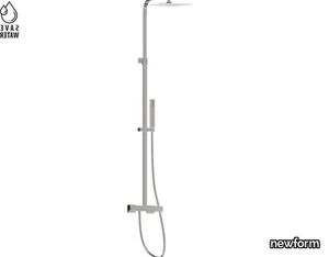 ERGO-Q / OPEN 61158 - Wall-mounted shower panel with hand shower and diverter _ newform