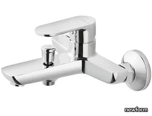 EXTRO - Single handle wall-mounted bathtub mixer with diverter _ newform