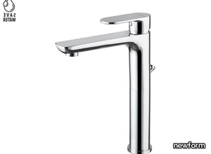 EXTRO - Single handle High washbasin mixer with pop up waste _ newform