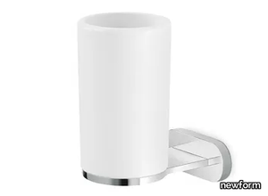 ROUND ACCESSORIES 67205 / 67206 - Wall-mounted ceramic toothbrush holder _ newform