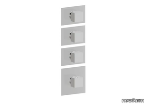 3-WAY OUT THERMOSTATIC SELECTORS 67640E - Thermostatic 4 hole shower mixer _ newform