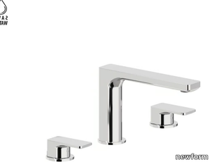 B-EASY 72600 - Countertop washbasin mixer with individual rosettes _ newform