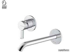 BLINK CHIC 71030E / 71130E - Wall-mounted single handle washbasin mixer without waste _ newform