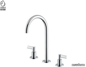 BLINK CHIC 71002 / 71102 - Countertop High washbasin tap without waste _ newform