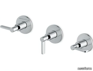 BLINK CHIC - 3 hole Recessed shower tap with diverter _ newform