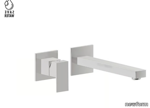 ERGO-Q - 2 hole wall-mounted single handle washbasin mixer _ newform