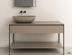 BRIDGE - Floor-standing vanity unit with drawers _ Nic