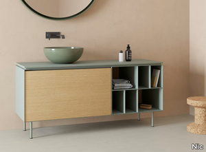 LAMA - Floor-standing vanity unit with drawers _ Nic