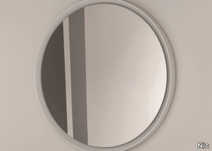 PARENTESI - Round mirror with integrated lighting _ Nic