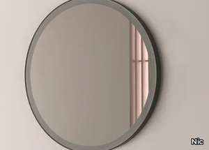 PASTILLE - Round mirror with integrated lighting _ Nic