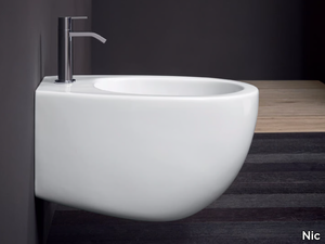 MILK - Wall-hung ceramic bidet _ Nic