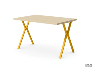 Desk with Clessidra legs - Modular desk _ Nidi