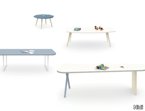 Shaped desk - Modular desk _ Nidi