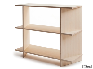 OSA 3 - Open birch bookcase _ Nikari