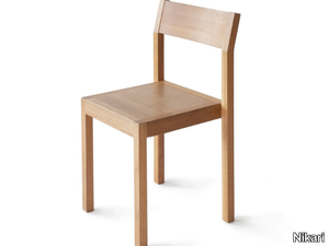 SEMINAR KVT2 - Stackable wooden chair open back _ Nikari