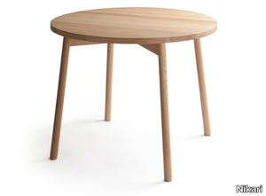 SKANDI - Round solid wood table _ Nikari