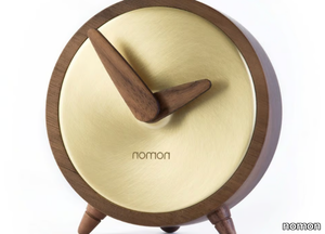 ATOMO - Table-top wooden and metal clock _ nomon