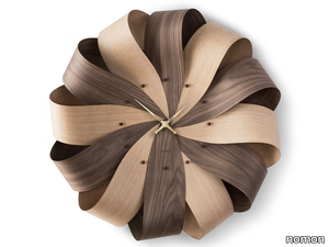 BRISA XL - Wall-mounted wooden clock _ nomon