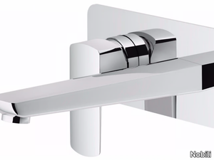 ACQUAVIVA - Wall-mounted washbasin mixer with flow limiter _ Nobili