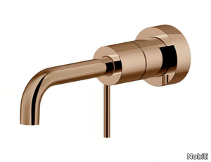 VELIS - Wall-mounted single handle washbasin mixer with aerator _ Nobili